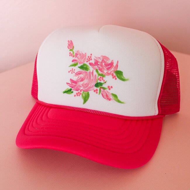 2025 Bobbye Trucker Hat - Hot Pink No 1