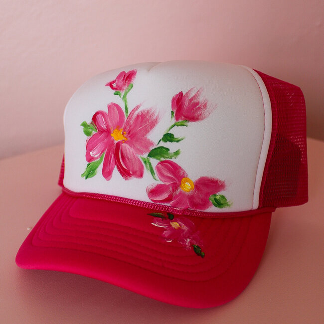 2025 Bobbye Trucker Hat - Hot Pink No 2