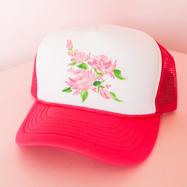 2025 Bobbye Trucker Hat - Hot Pink No 1