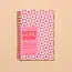 Blume Quilt Floral Letterpress Spiral Notebook