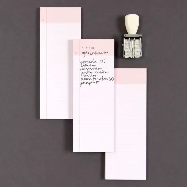 Pink List Notepad
