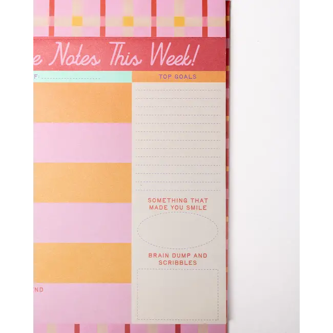Take Notes This Week Weekly Planner