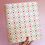 Cherry Hearts  Large Notebook