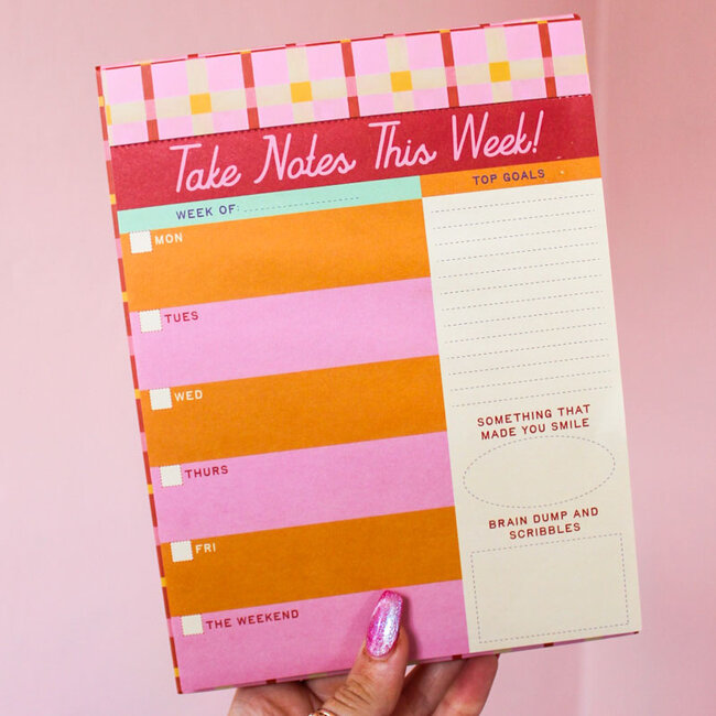 Take Notes This Week Weekly Planner