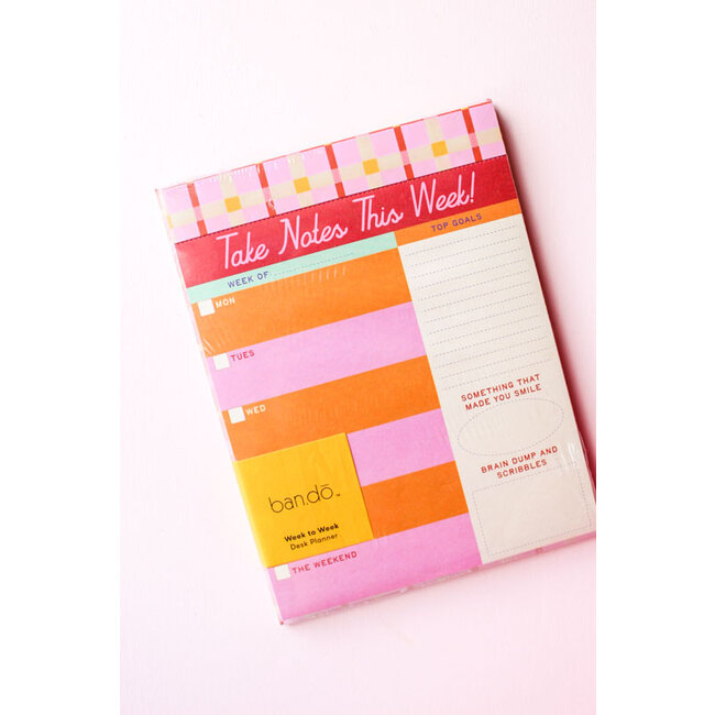 Take Notes This Week Weekly Planner
