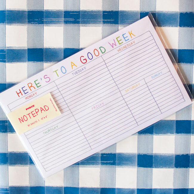 Here’s To A Good Week Desk Pad