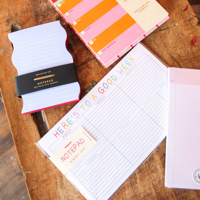 Here’s To A Good Week Desk Pad