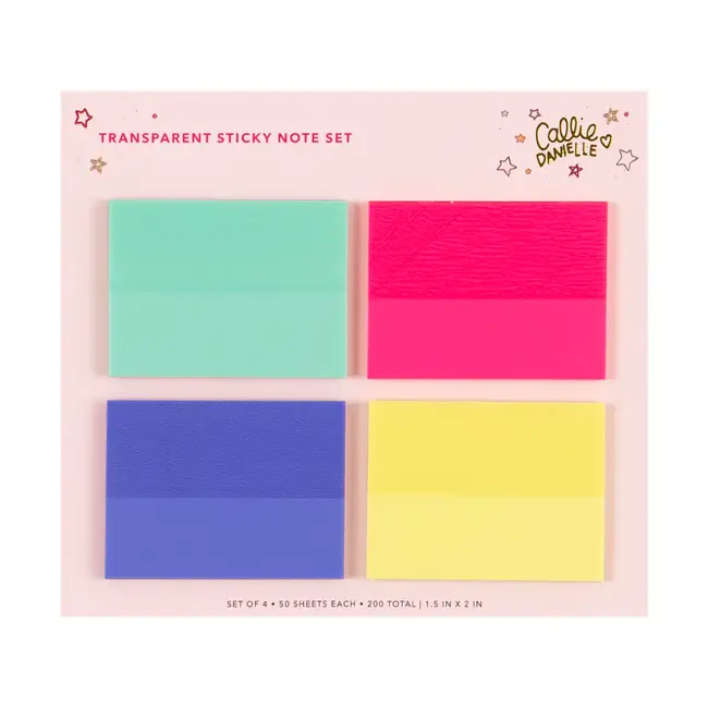 Transparent Sticky Notes Set