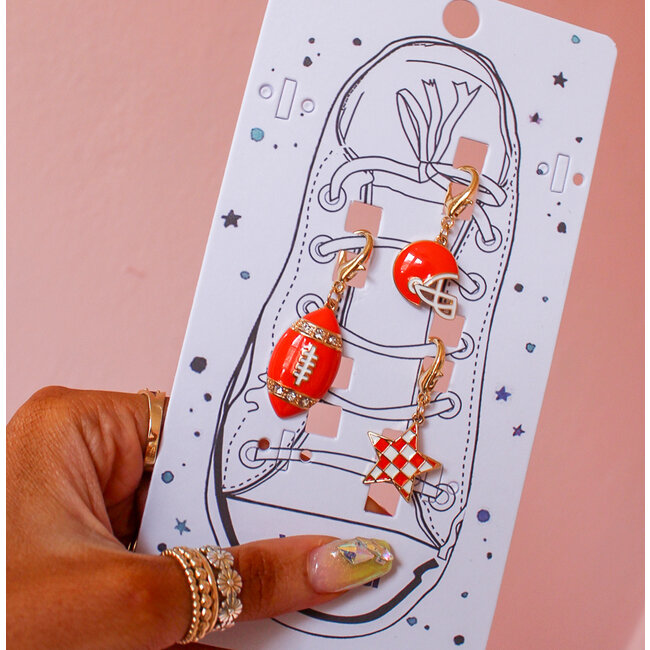 Gameday Theme Shoe Charm Set