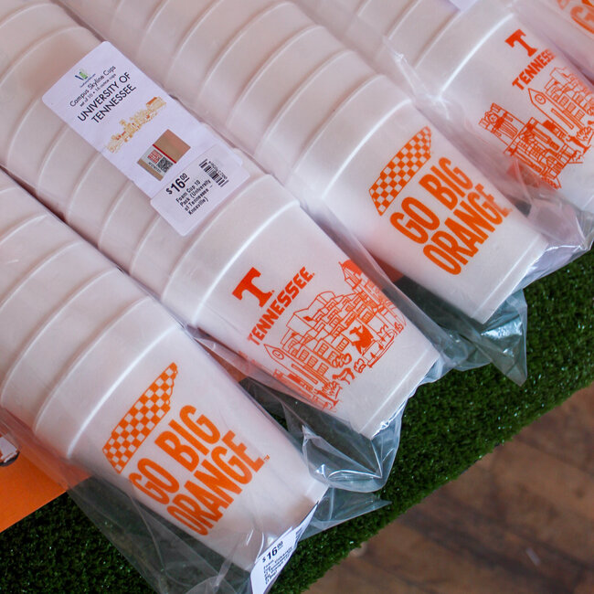 Foam Cup-University of Tennessee/Go Big Orange (10 Ct Bag)