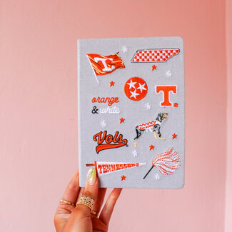 Embroidered University of Tennesse Hardcover Notebook