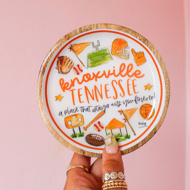 Knoxville, TN Wood/Enamel Small Tray