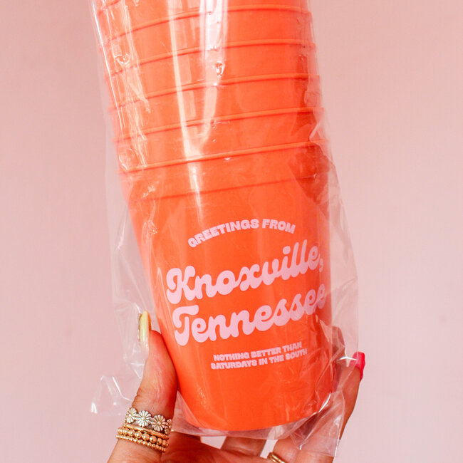 Greetings from Knoxville Tennessee Stadium Cups