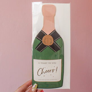 A Toast To You Champagne Card