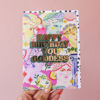 Happy Birthday Goddess Card