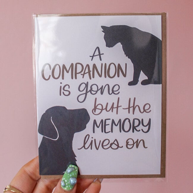 Pet Sympathy Card