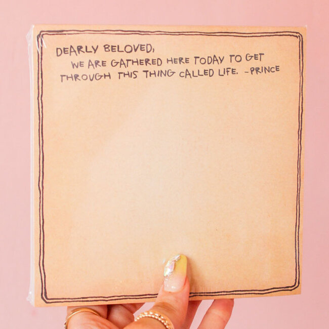 Dearly Beloved Notepad