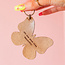 Beautiful Leather Butterfly Keychain