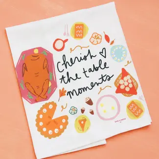 Cherish the Moments Tea Towel