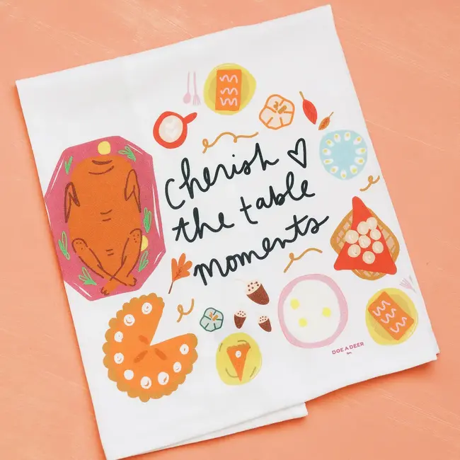Cherish the Moments Tea Towel