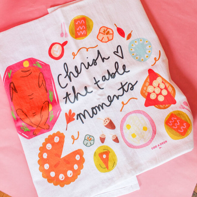 Cherish the Moments Tea Towel