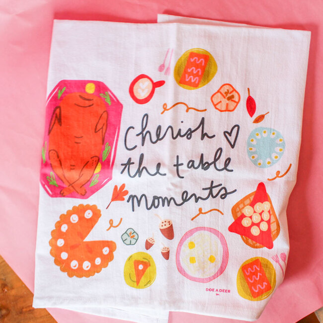 Cherish the Moments Tea Towel