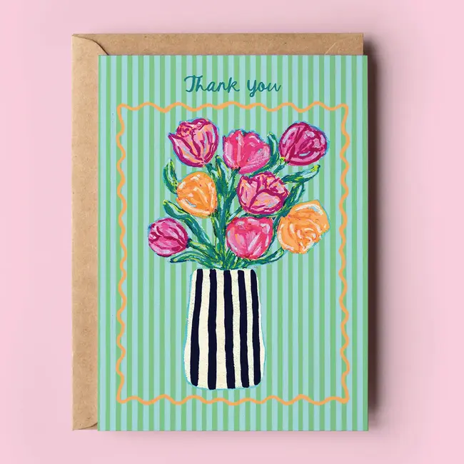 Thank You Tulips Card
