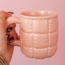 Pink Quilted Puffer Mug