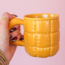 Yellow Quilted Puffer Mug