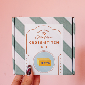 Butter Cross Stitch Kit