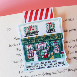 Christmas Shop Around the Corner Magnetic Bookmark