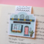 Coffee Shop Magnetic Bookmark
