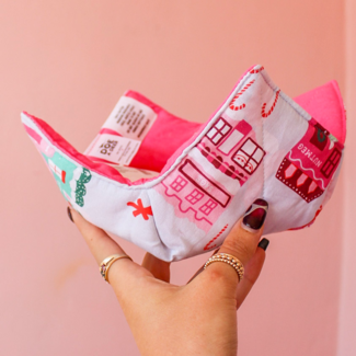 doe a deer Christmas in the Village Bowl Bestie