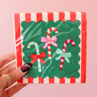 Candy Cane Stripe Napkin Pack