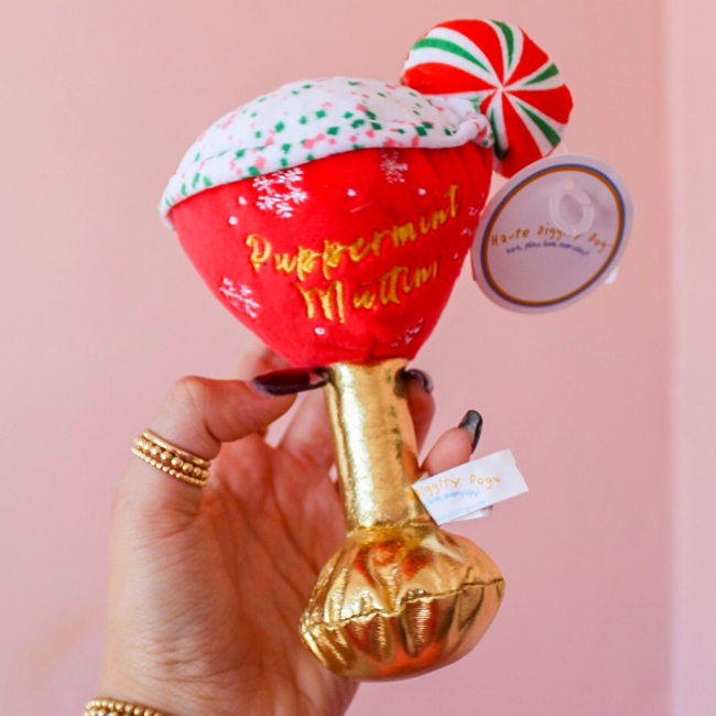 Puppermint Muttini Haute Diggity Dog Toy