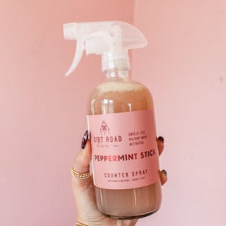 Dirt Road Candle Co Peppermint Stick Counter Spray