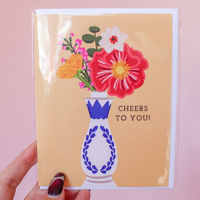 Azul Cheers Card