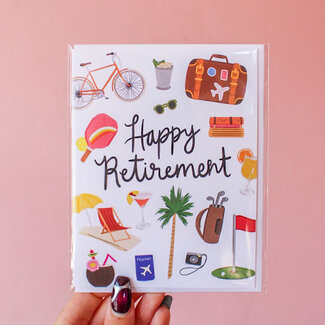Happy Retirement With Activities Card
