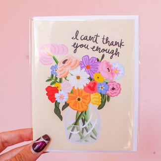 Flower Vase Thank You Card