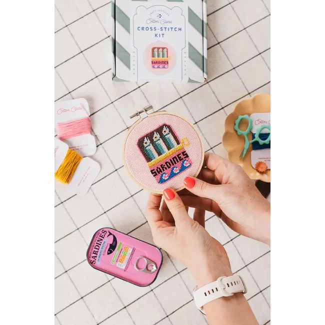 Sardines Cross Stitch Kit