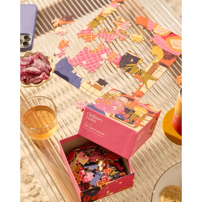 Disco Tea  - 100 Piece Puzzle