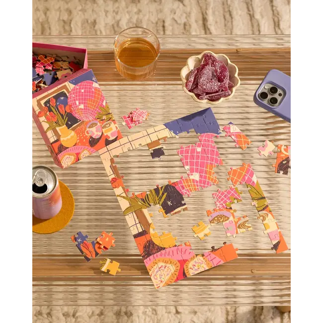 Disco Tea  - 100 Piece Puzzle