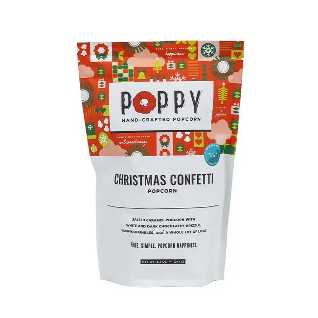 Christmas Confetti Popcorn Market Bag