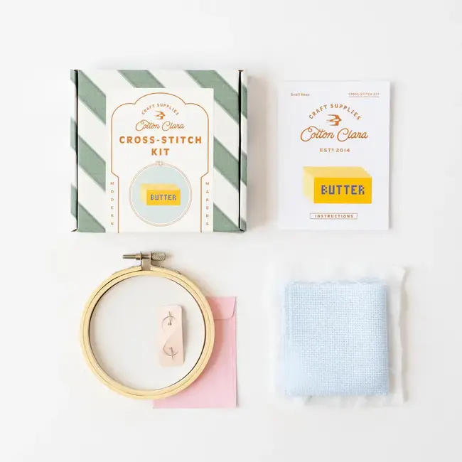 Butter Cross Stitch Kit