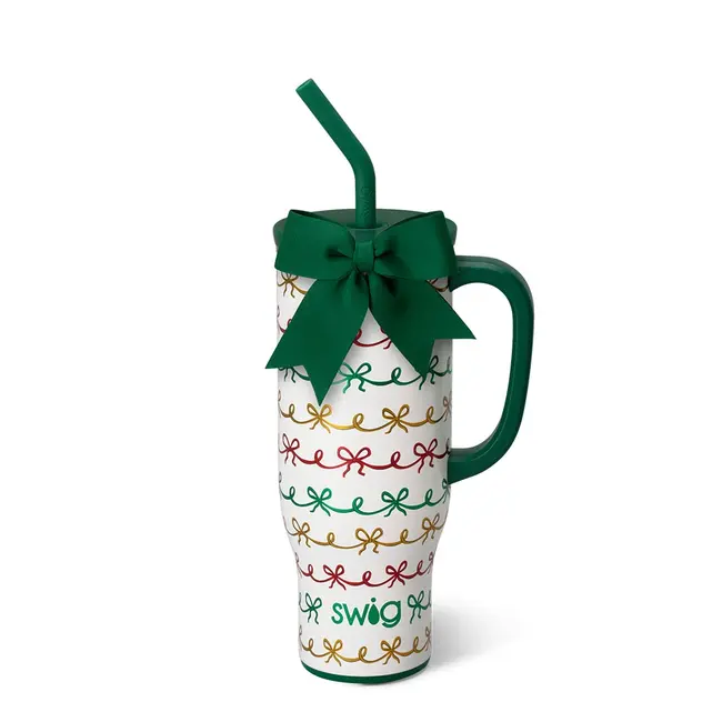 30oz Mega Mug - Christmas Bows