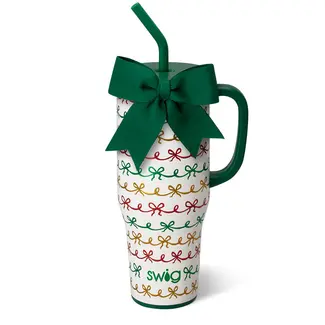 Swig 40oz Mega Mug - Christmas Bows