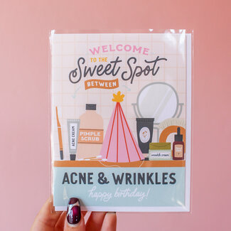 Sweet Spot Between Acne & Wrinkles Card