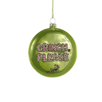 Grinch Please Ornament
