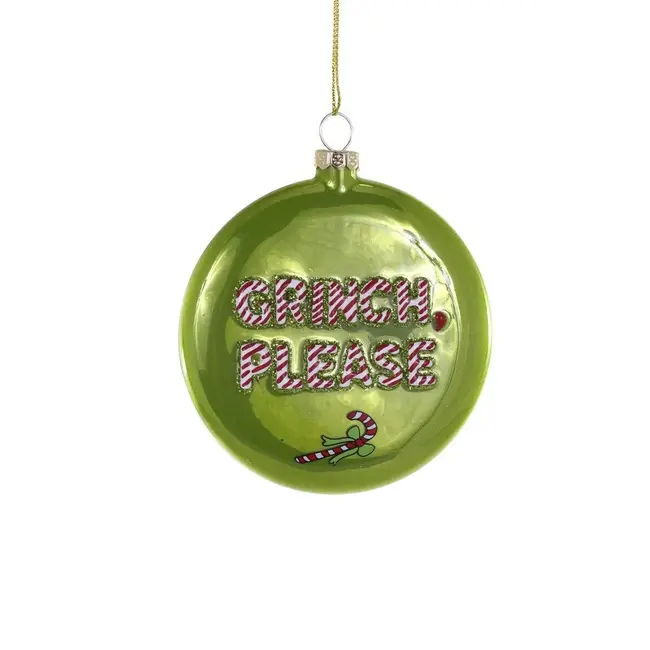 Grinch Please Ornament