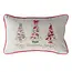 Merry Christmas Darling Lumbar Pillow with Christmas Trees